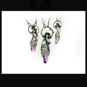 Theeth Jewelery Kimi Kaplowitz amethyst mushroom necklace